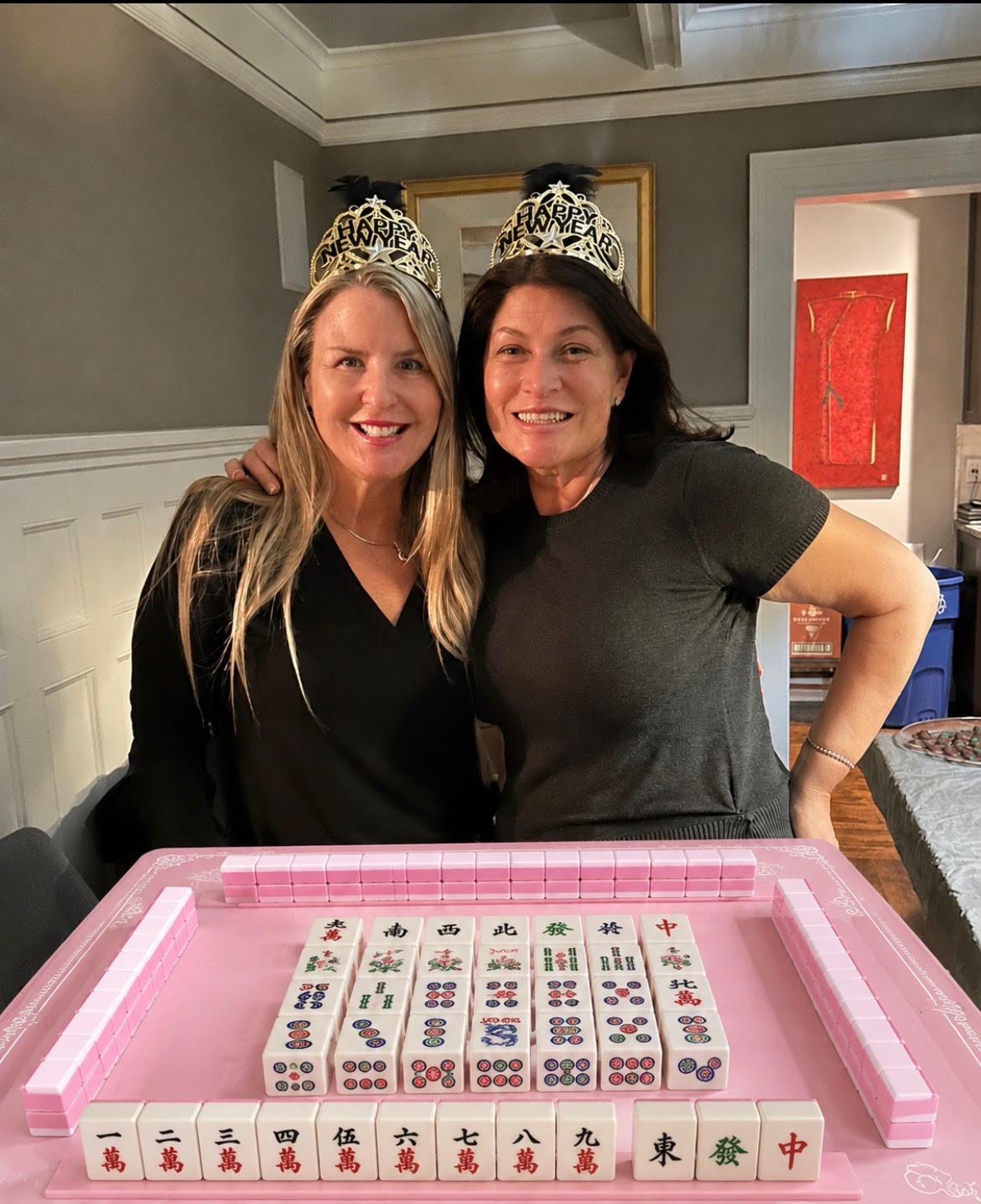 Josie and Catherine, founders of Lady Mahjong